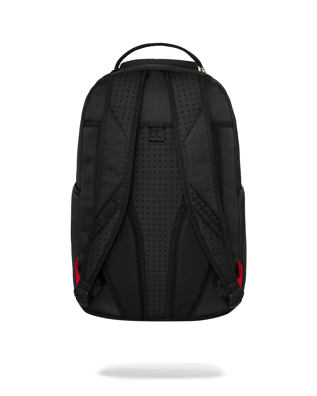 SHARK CENTRAL BLACK NYLON CAMO EMBOSSED SHARK BACKPACK