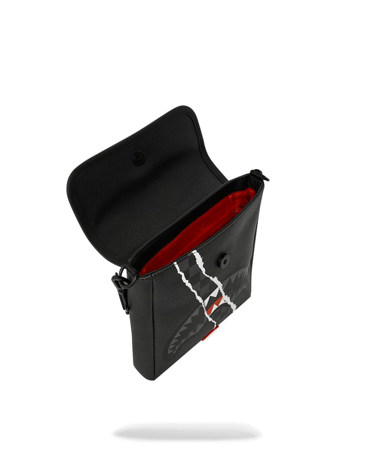 CENTER RIP REVEALING GRAY CHECK MESSENGER SLING