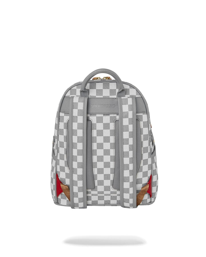EMBOSSED CREAM CHECK SAVAGE BACKPACK
