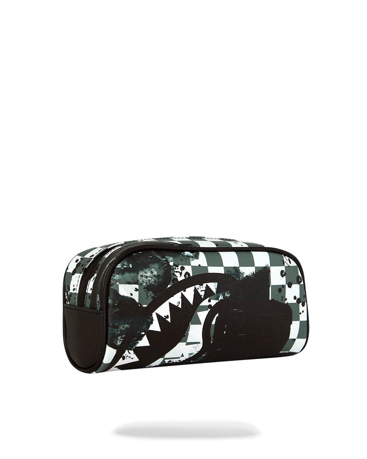 PAINTED OVER CHECK POUCH