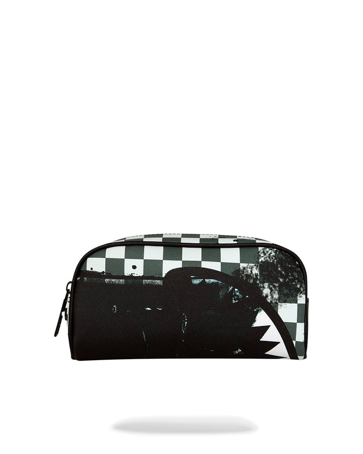 PAINTED OVER CHECK POUCH