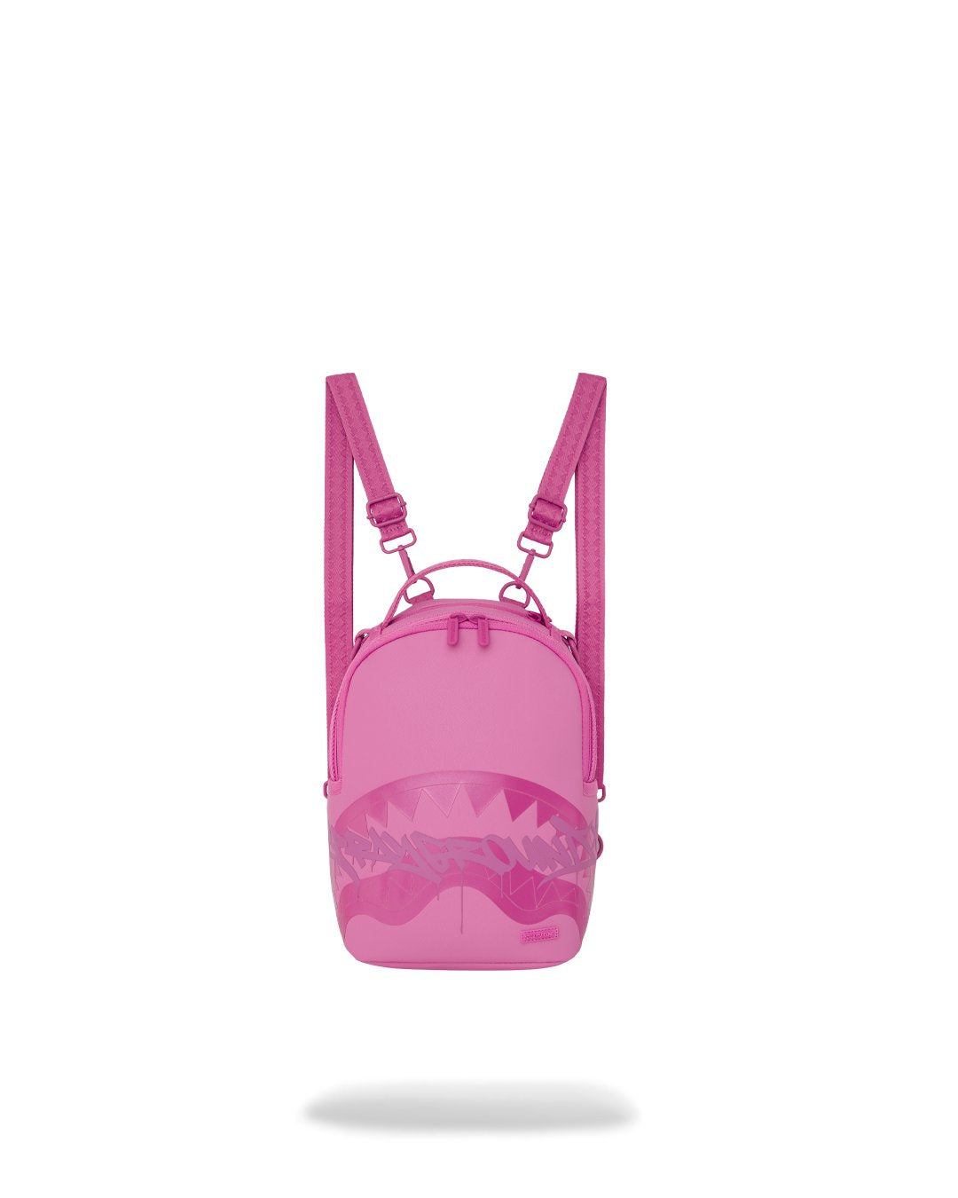 תיק גב קטן ורוד של Sprayground מדגם Pink Ghost Drip Mini