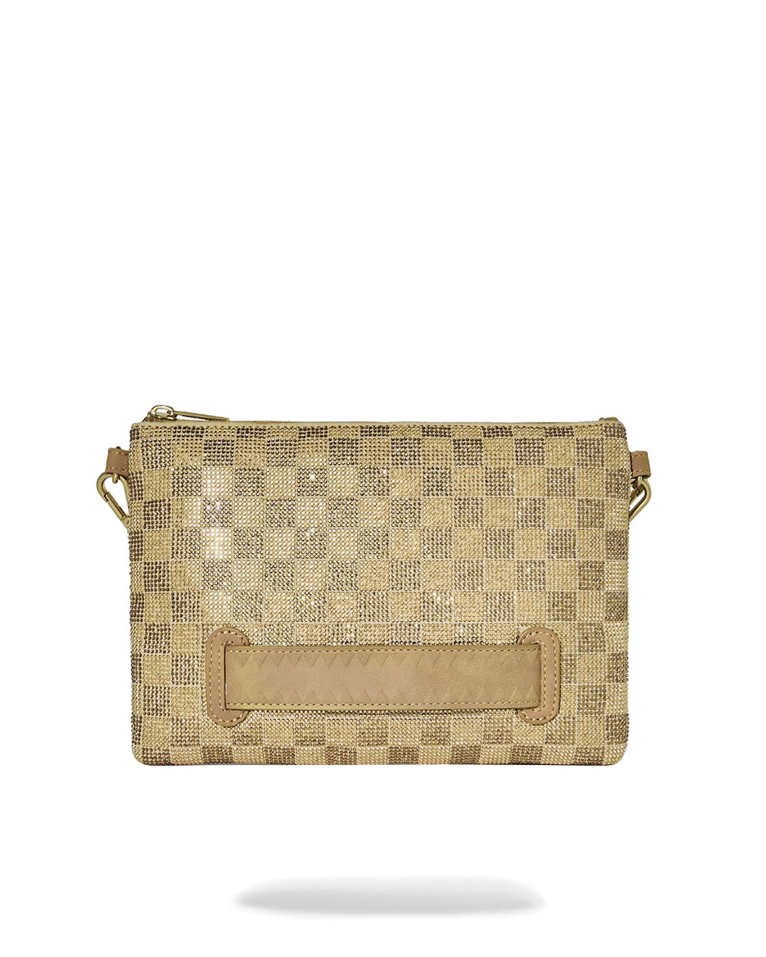 2 TONE GOLD TRINITY CROSSOVER CLUTCH