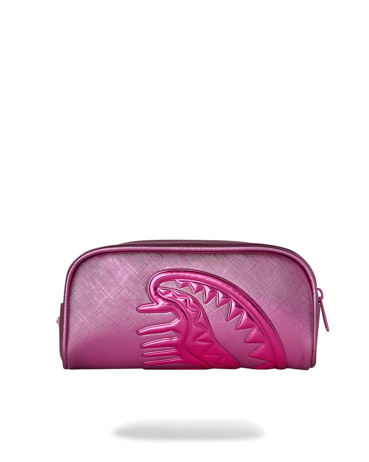 METALLIC PINK METALLIC DRIP POUCH