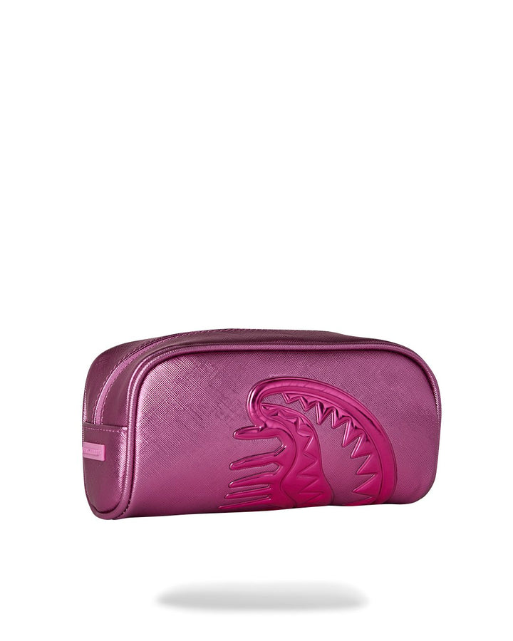 METALLIC PINK METALLIC DRIP POUCH
