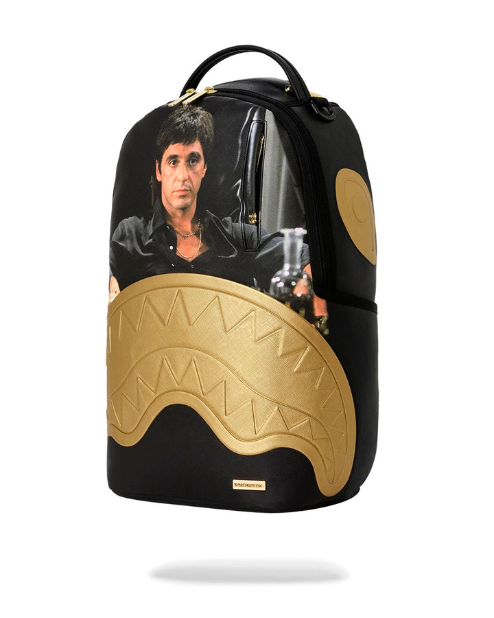 SCARFACE GOLD EMBOSSED BACKPACK