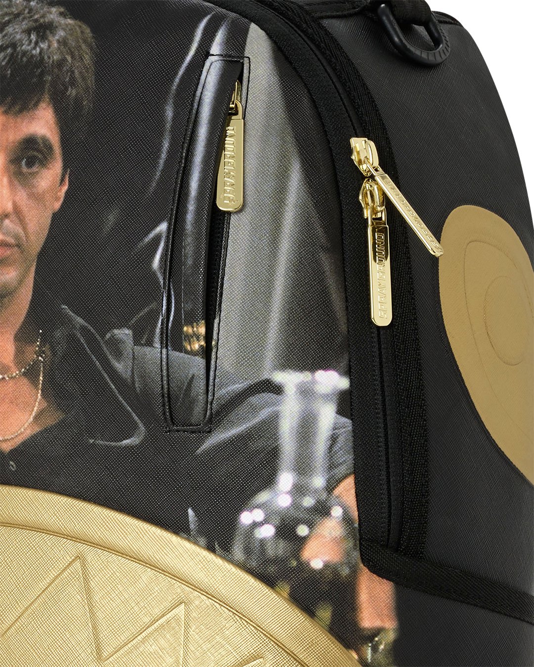 SCARFACE GOLD EMBOSSED BACKPACK
