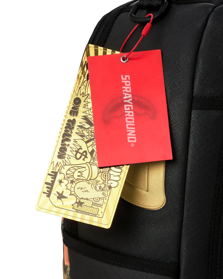 SCARFACE GOLD EMBOSSED BACKPACK
