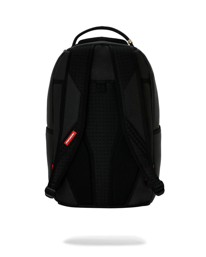 SHARK CENTRAL BLACK EMBROIDERED SHARK BACKPACK