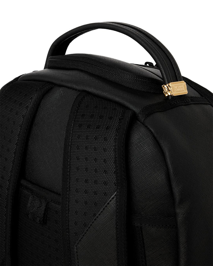 SHARK CENTRAL BLACK EMBROIDERED SHARK BACKPACK