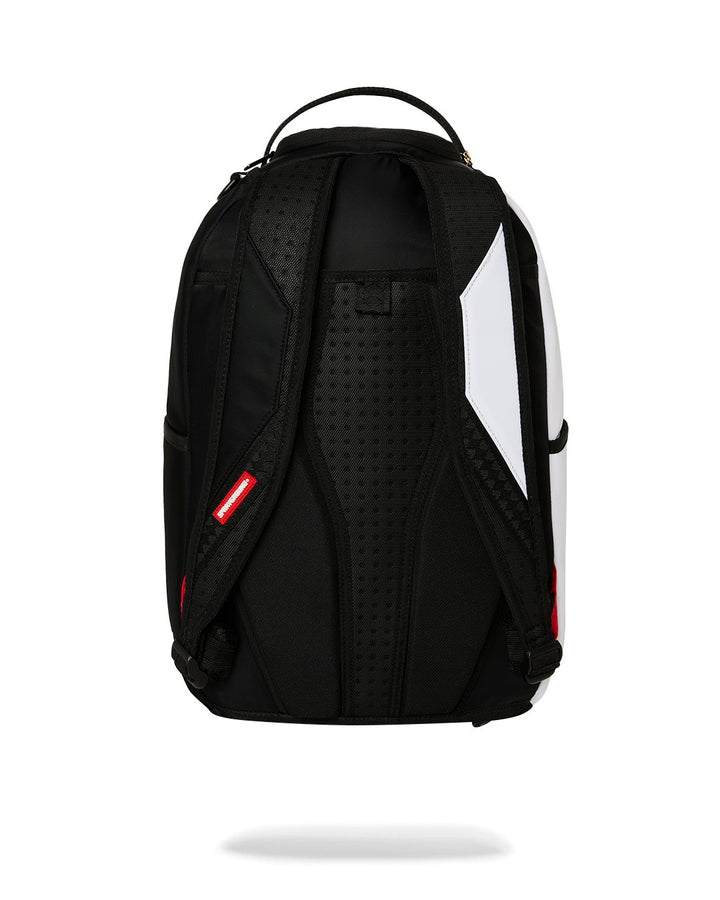 SHARK CENTRAL BLACK AND WHITE STENCIL BACKPACK