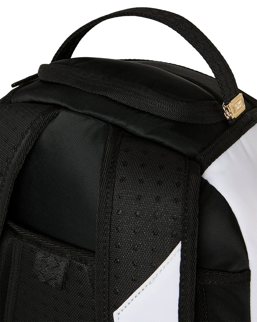 SHARK CENTRAL BLACK AND WHITE STENCIL BACKPACK