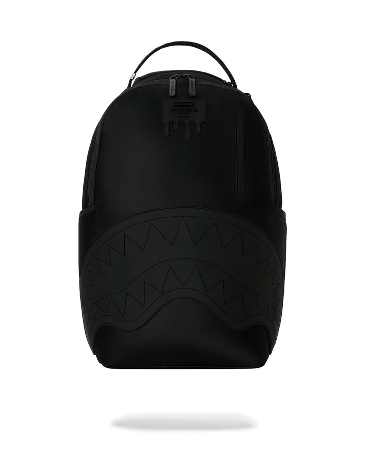 SHARK CENTRAL BLACKED OUT EMBOSSED NYLON BACKPACK