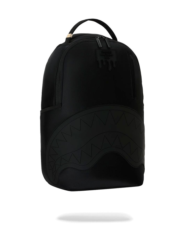 SHARK CENTRAL BLACKED OUT EMBOSSED NYLON BACKPACK