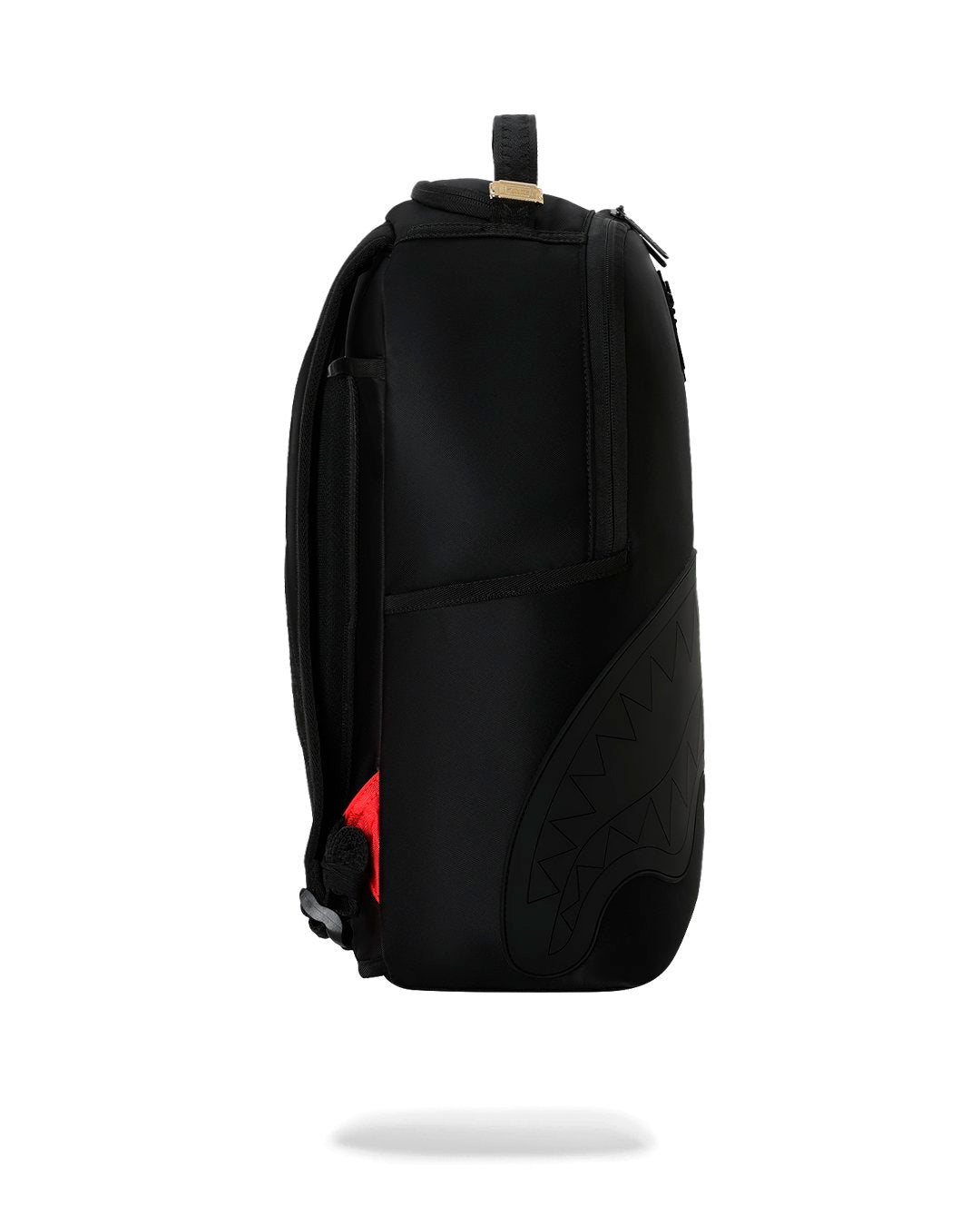 SHARK CENTRAL BLACKED OUT EMBOSSED NYLON BACKPACK