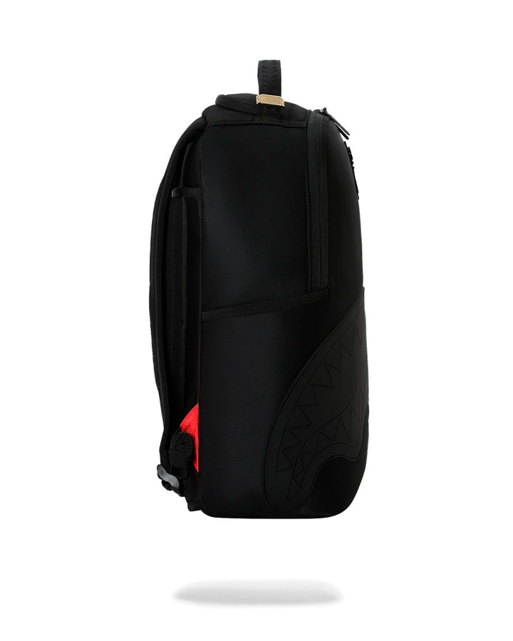 SHARK CENTRAL BLACKED OUT EMBOSSED NYLON BACKPACK