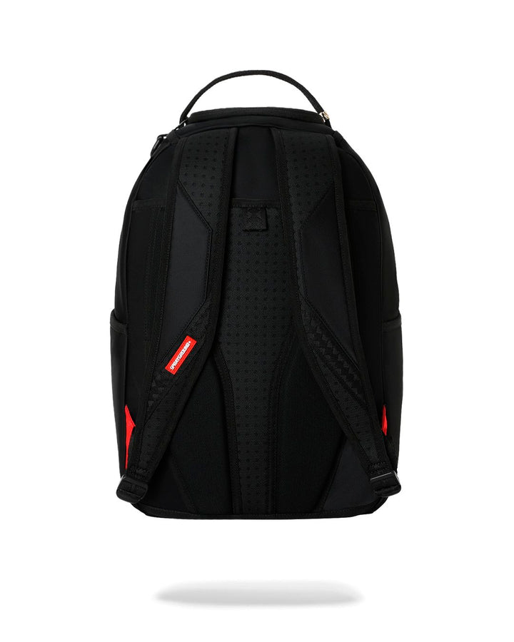 SHARK CENTRAL BLACKED OUT EMBOSSED NYLON BACKPACK