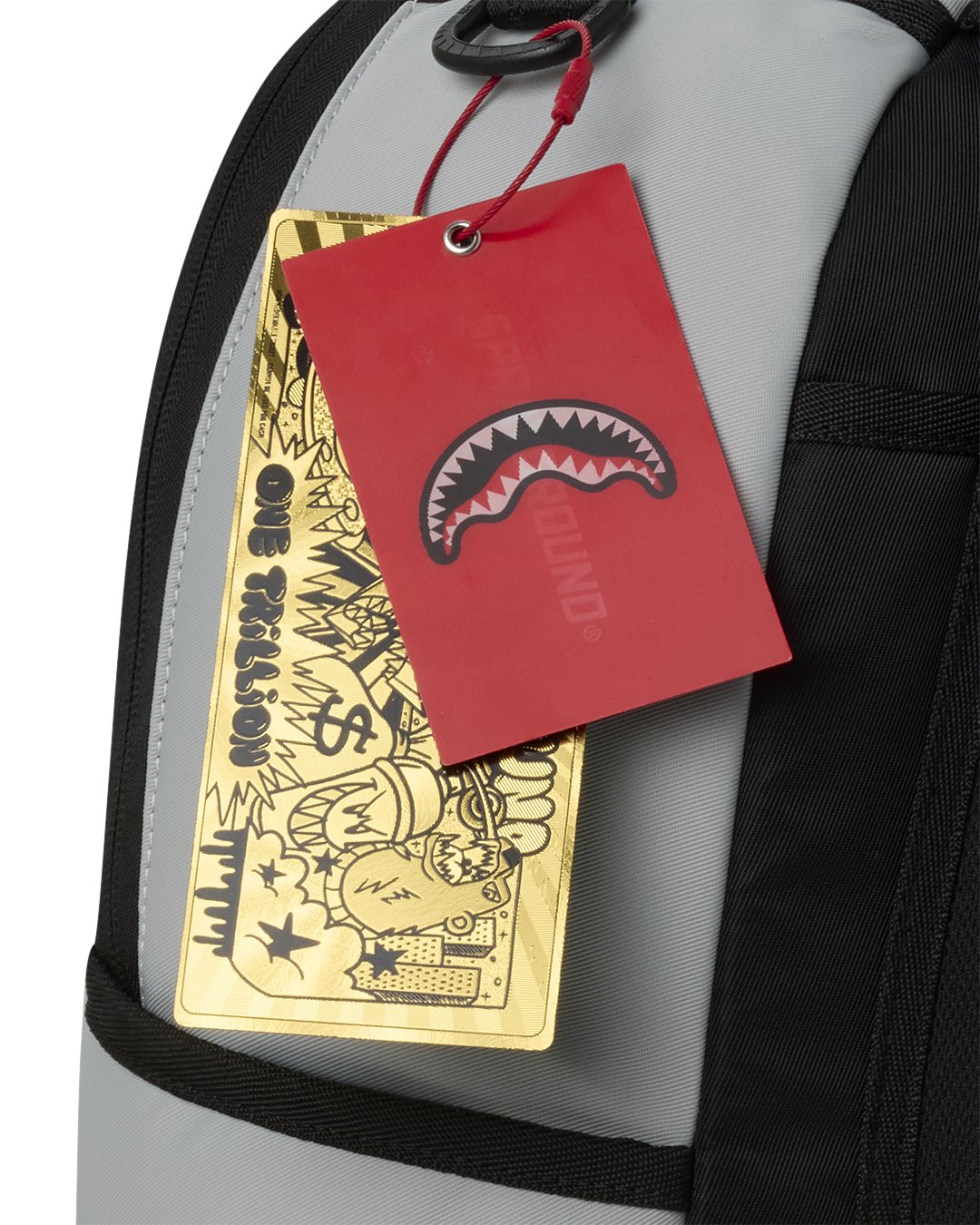 SHARK CENTRAL TONAL GRAY NYLON BACKPACK