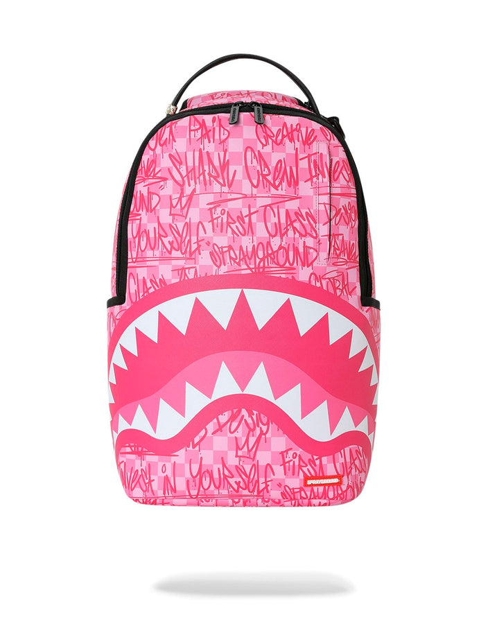 PINK CHECK GRAFFITI DLXSV BACKPACK