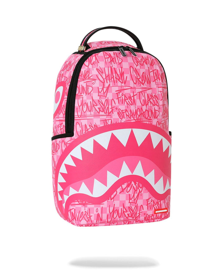PINK CHECK GRAFFITI DLXSV BACKPACK