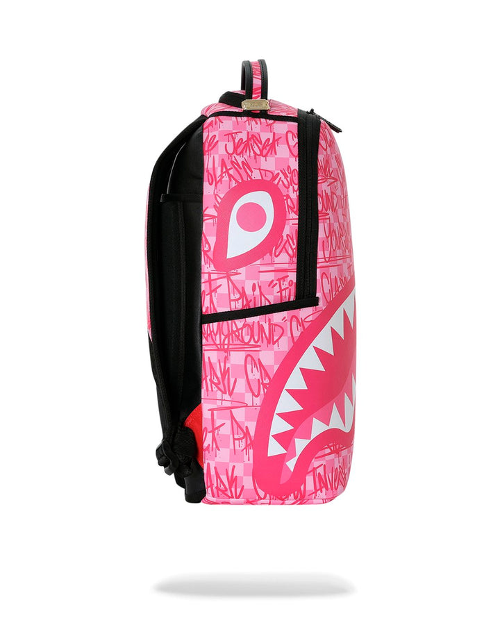 PINK CHECK GRAFFITI DLXSV BACKPACK