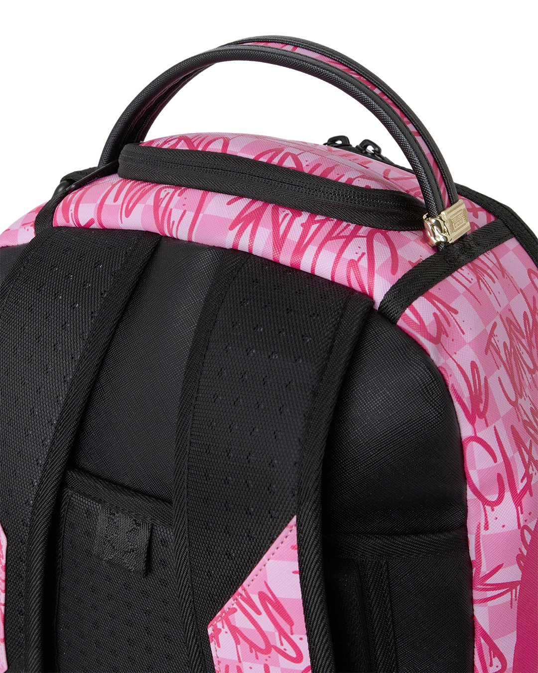 PINK CHECK GRAFFITI DLXSV BACKPACK