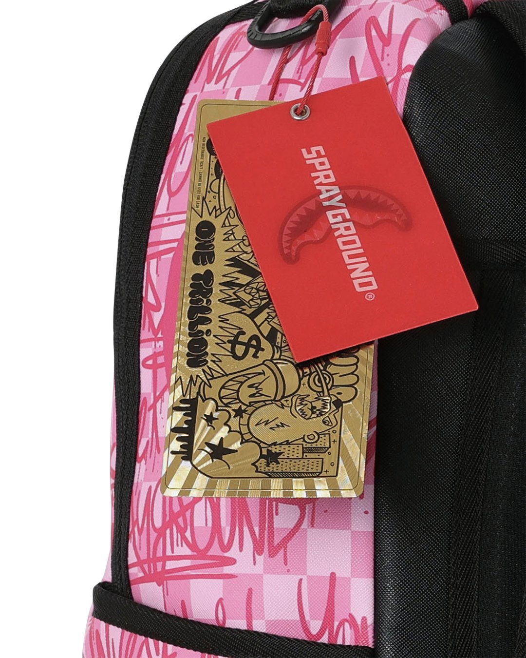 PINK CHECK GRAFFITI DLXSV BACKPACK