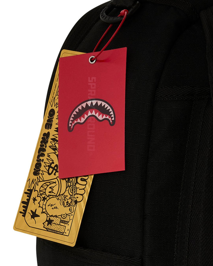 BLACK RIPSTOP SHARK CENTRAL DLX BACKPACK