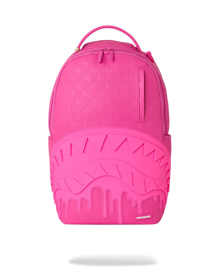 EMBOSS PINK DRIP CHECK DLXSV BACKPACK
