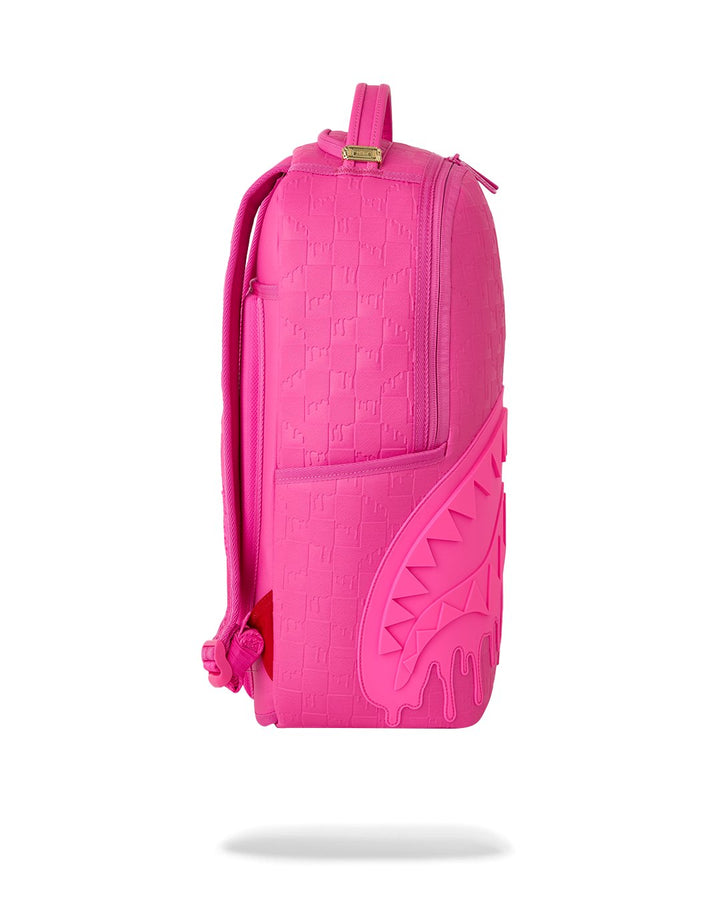 EMBOSS PINK DRIP CHECK DLXSV BACKPACK