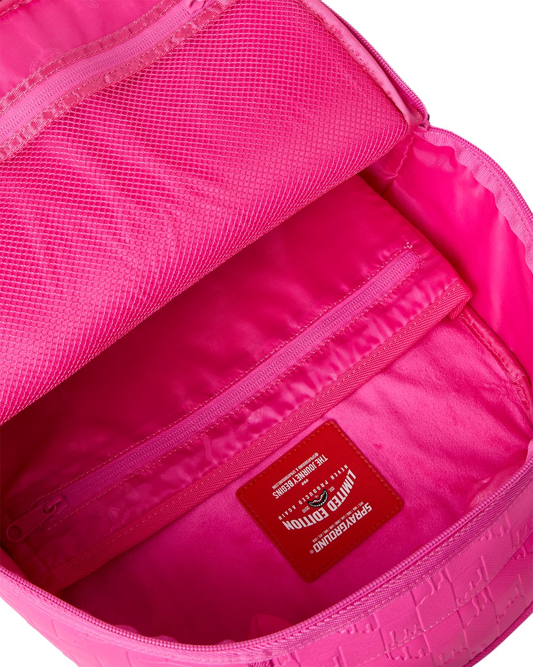 EMBOSS PINK DRIP CHECK DLXSV BACKPACK