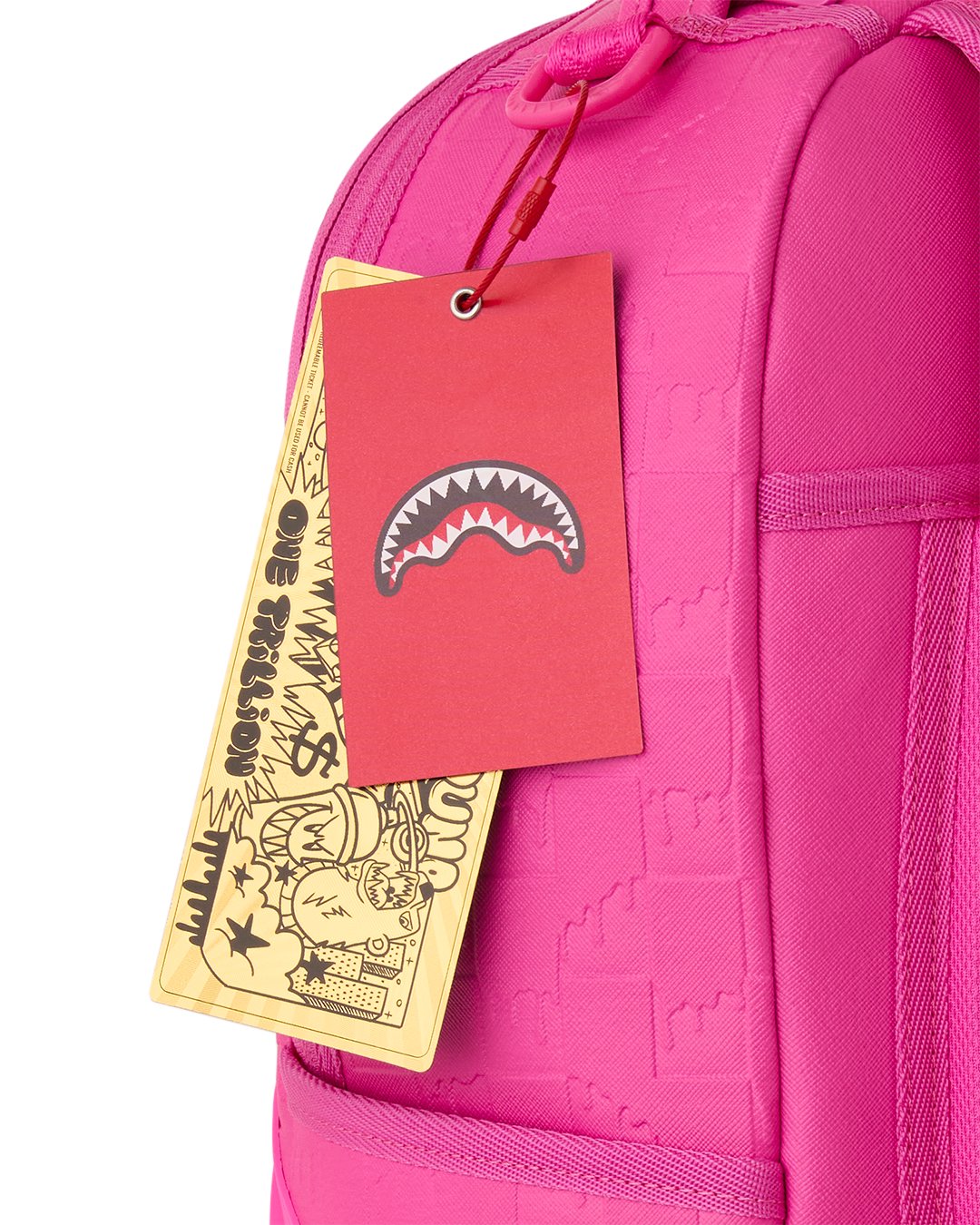 EMBOSS PINK DRIP CHECK DLXSV BACKPACK