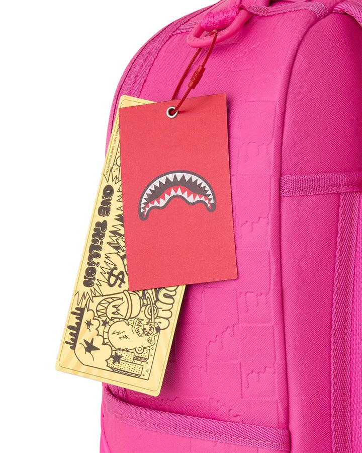 EMBOSS PINK DRIP CHECK DLXSV BACKPACK
