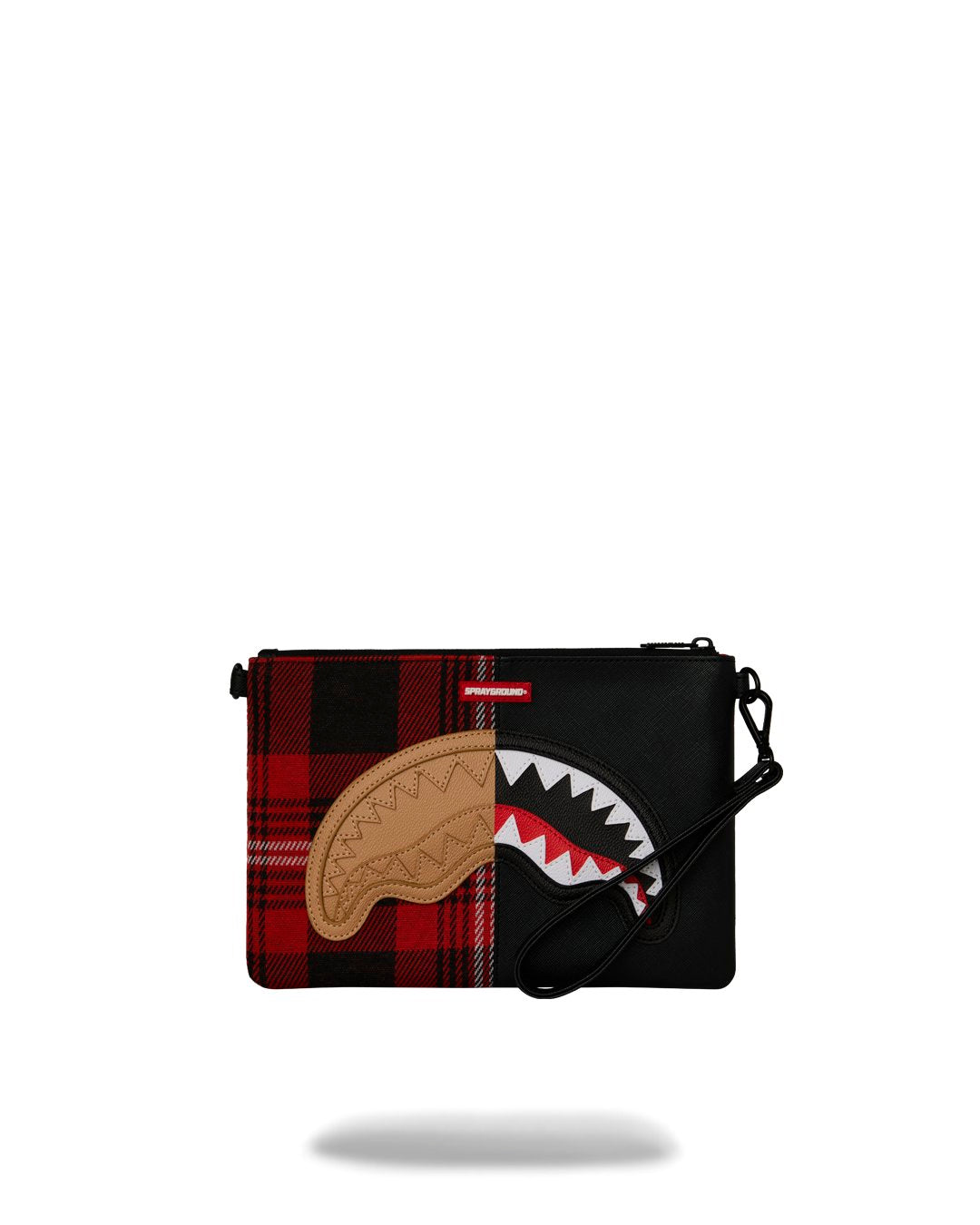 PLAID SPLIT CROSSOVER CLUTCH