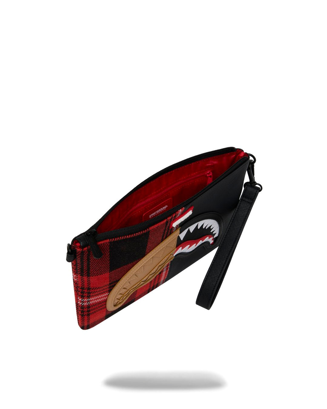 PLAID SPLIT CROSSOVER CLUTCH