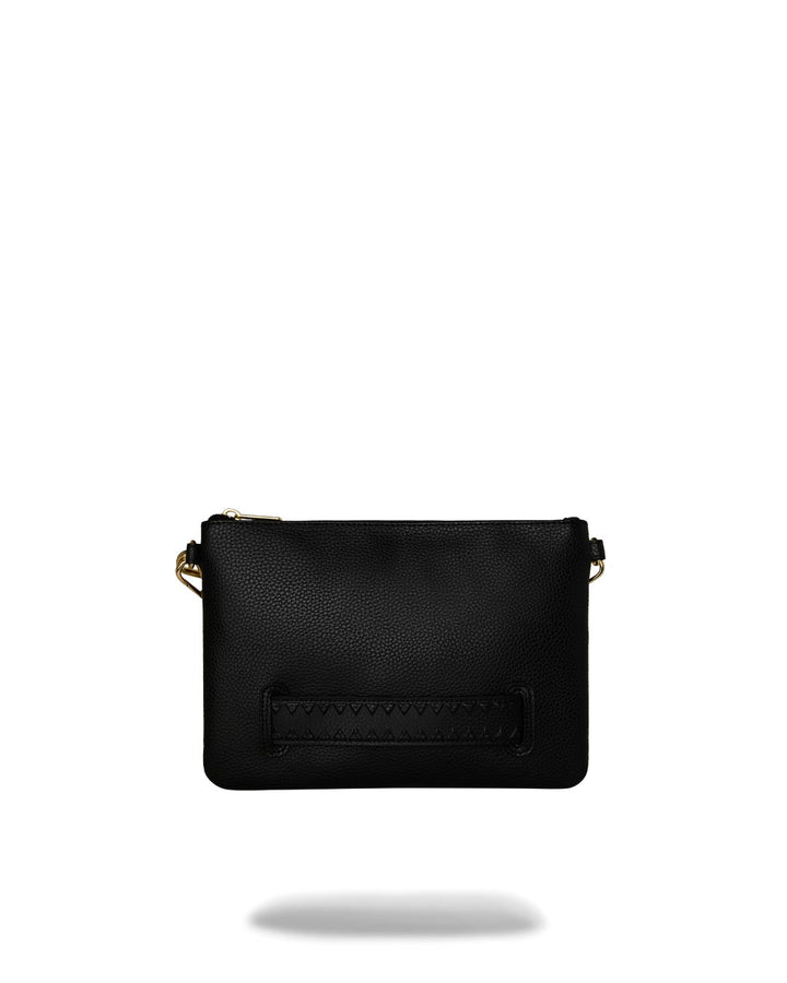 SHARK CENTRAL GOLD TAG CROSSOVER CLUTCH