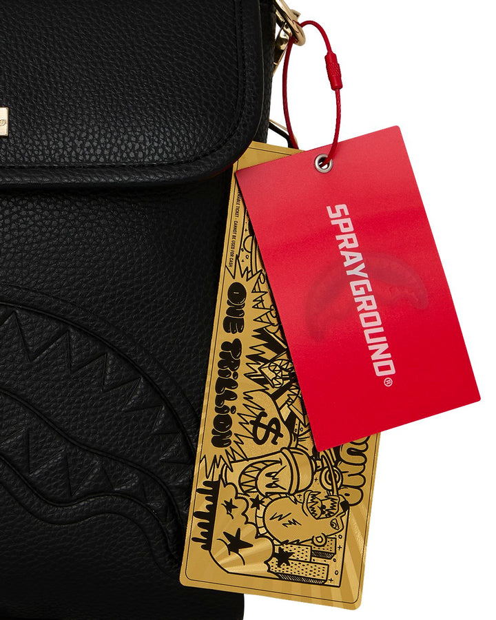 SHARK CENTRAL GOLD TAG MESSENGER SLING