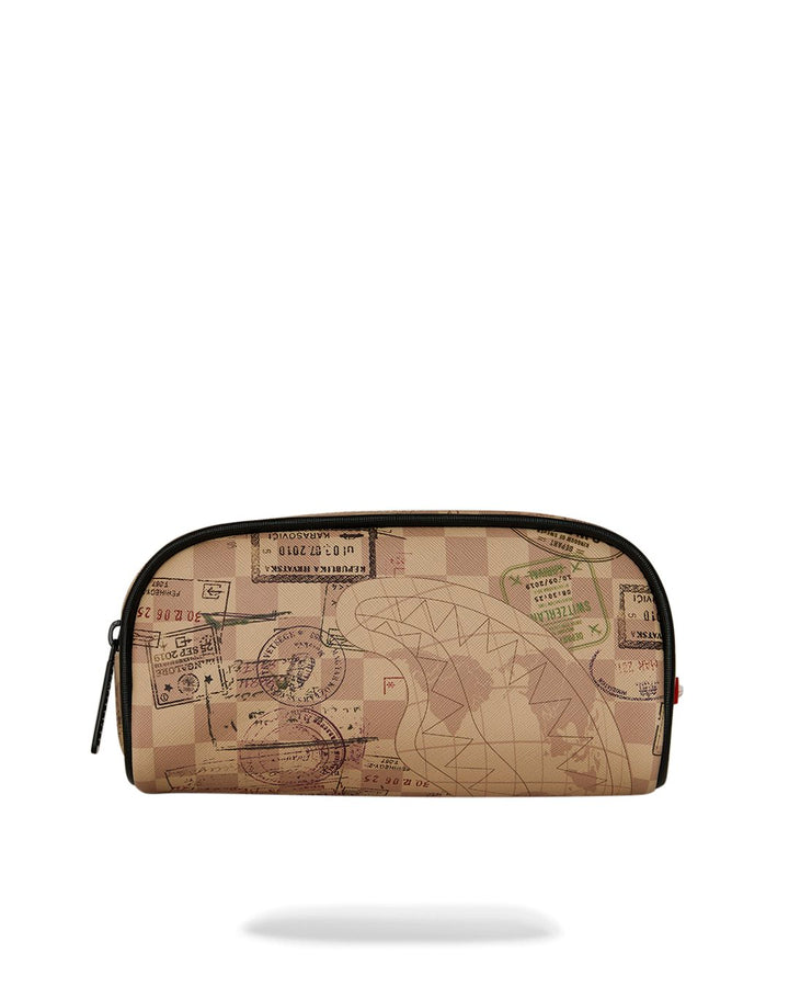 PASSPORT CHECK PENCIL POUCH