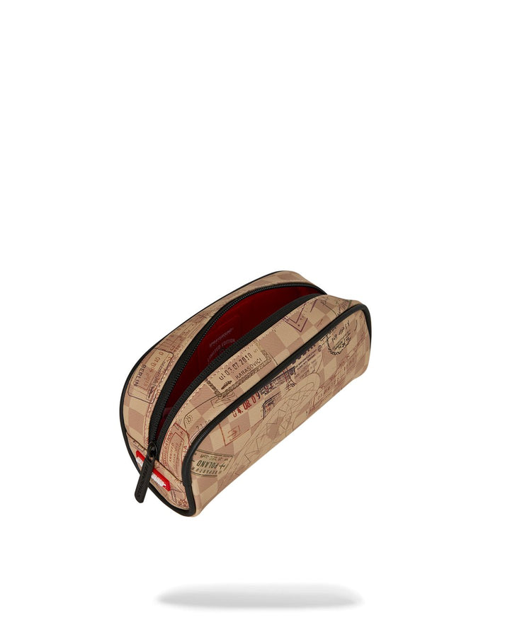 PASSPORT CHECK PENCIL POUCH