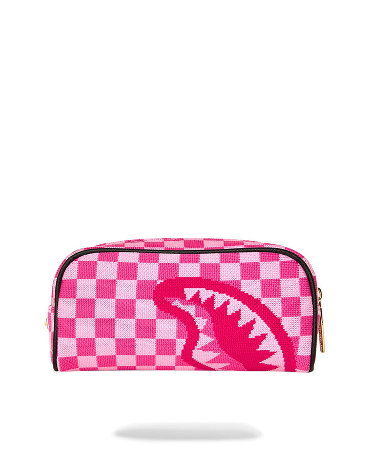 PINK FLYKNIT SIP PENCIL POUCH