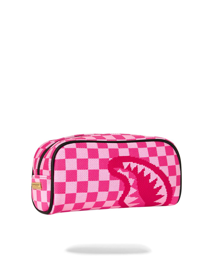 PINK FLYKNIT SIP PENCIL POUCH