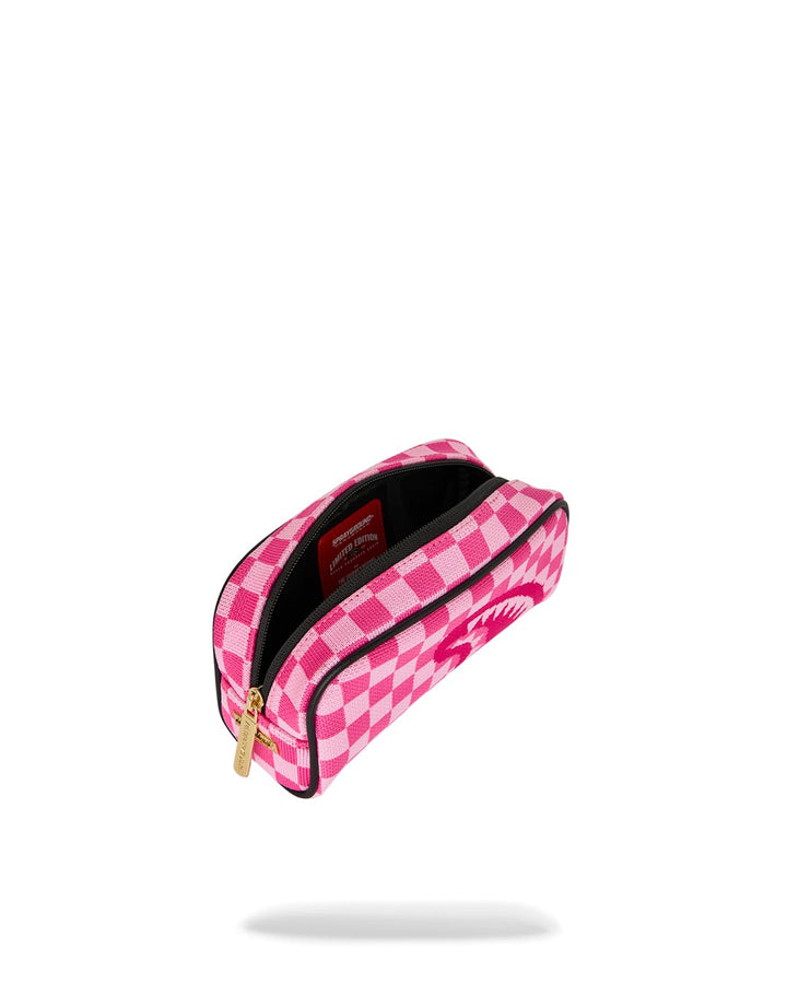 PINK FLYKNIT SIP PENCIL POUCH