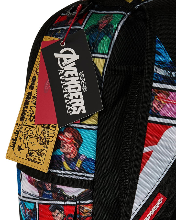 MARVEL AVENGERS DOOMSDAY COMIC PANELS DLXSR BACKPACK