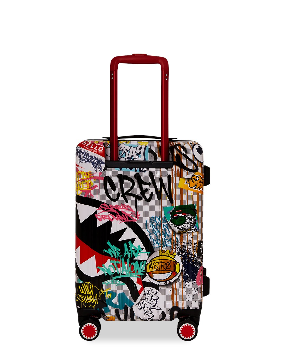 SHARKS IN PARIS THE RIZZ (CREAM): HARDSHELL CARRYON LUGGAGE