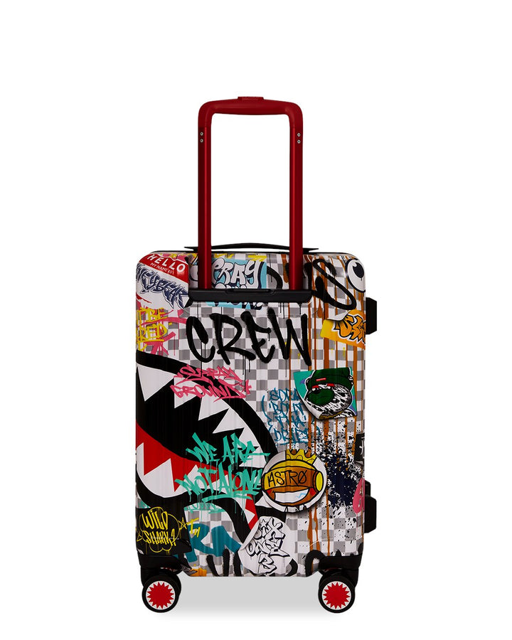 SHARKS IN PARIS THE RIZZ (CREAM): HARDSHELL CARRYON LUGGAGE