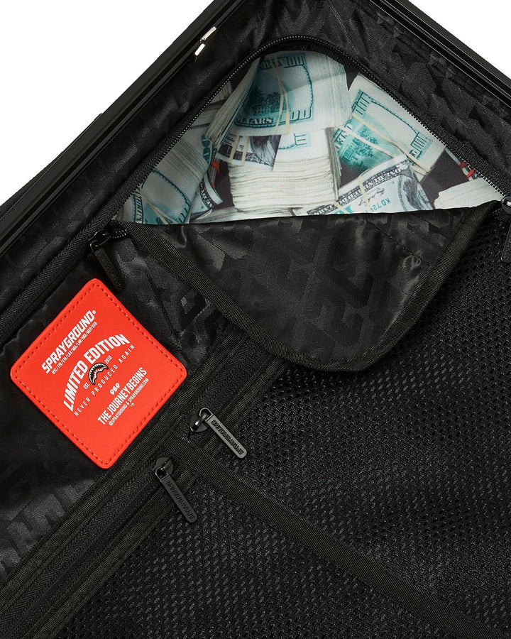 SPRITZ BLACK CARRY-ON HARD LUGGAGE