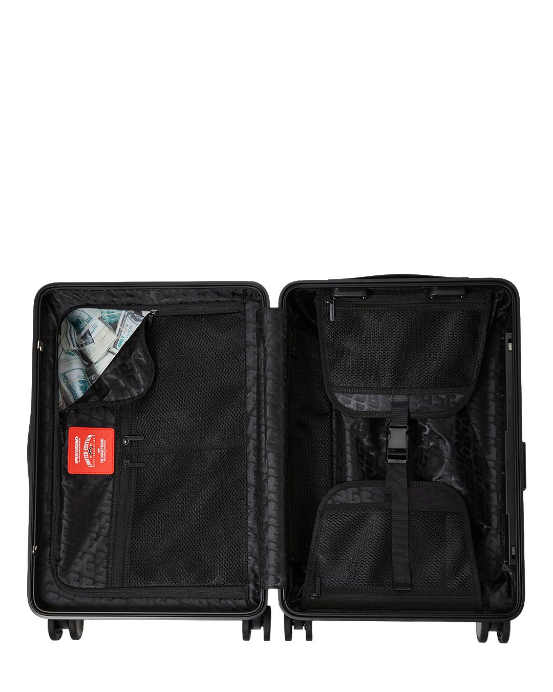 SPRITZ BLACK CARRY-ON HARD LUGGAGE