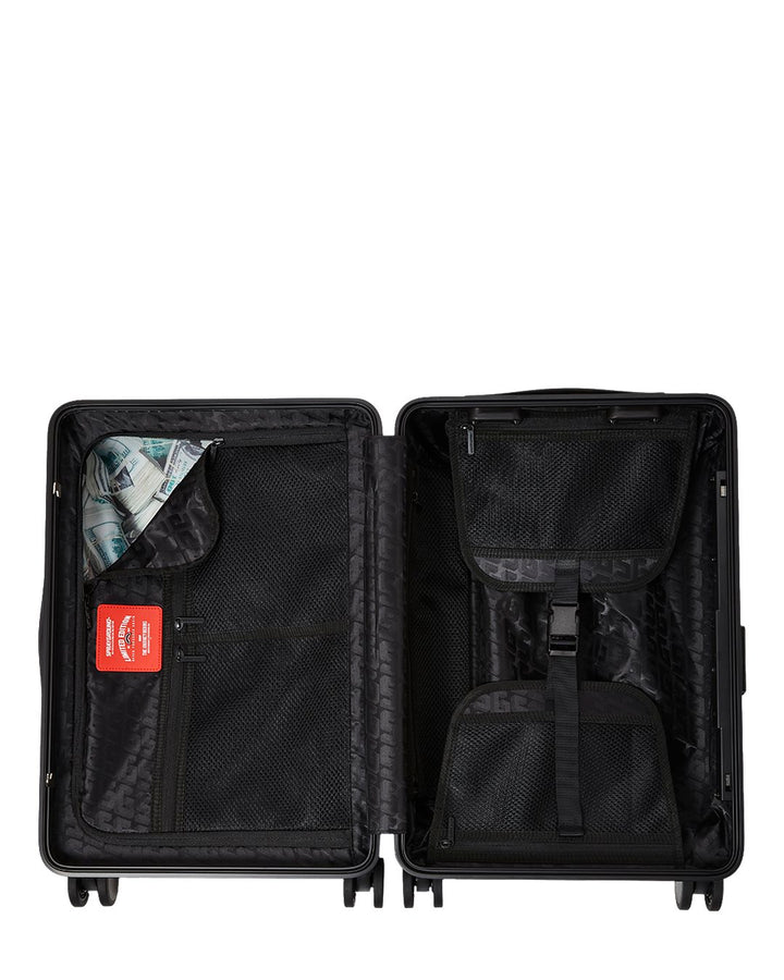 SPRITZ BLACK CARRY-ON HARD LUGGAGE