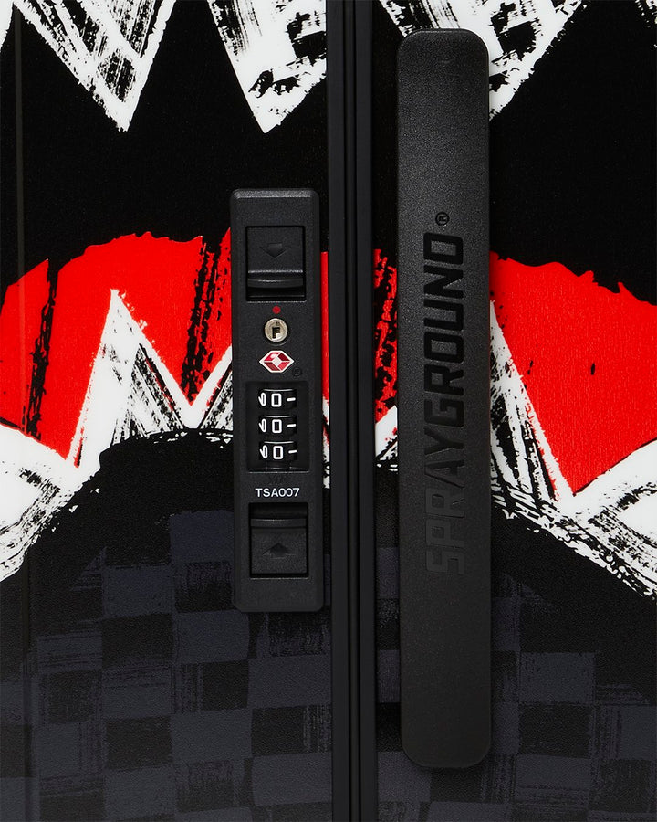 SCRIBBLE SHARK CARRY-ON HARD LUGGAGE