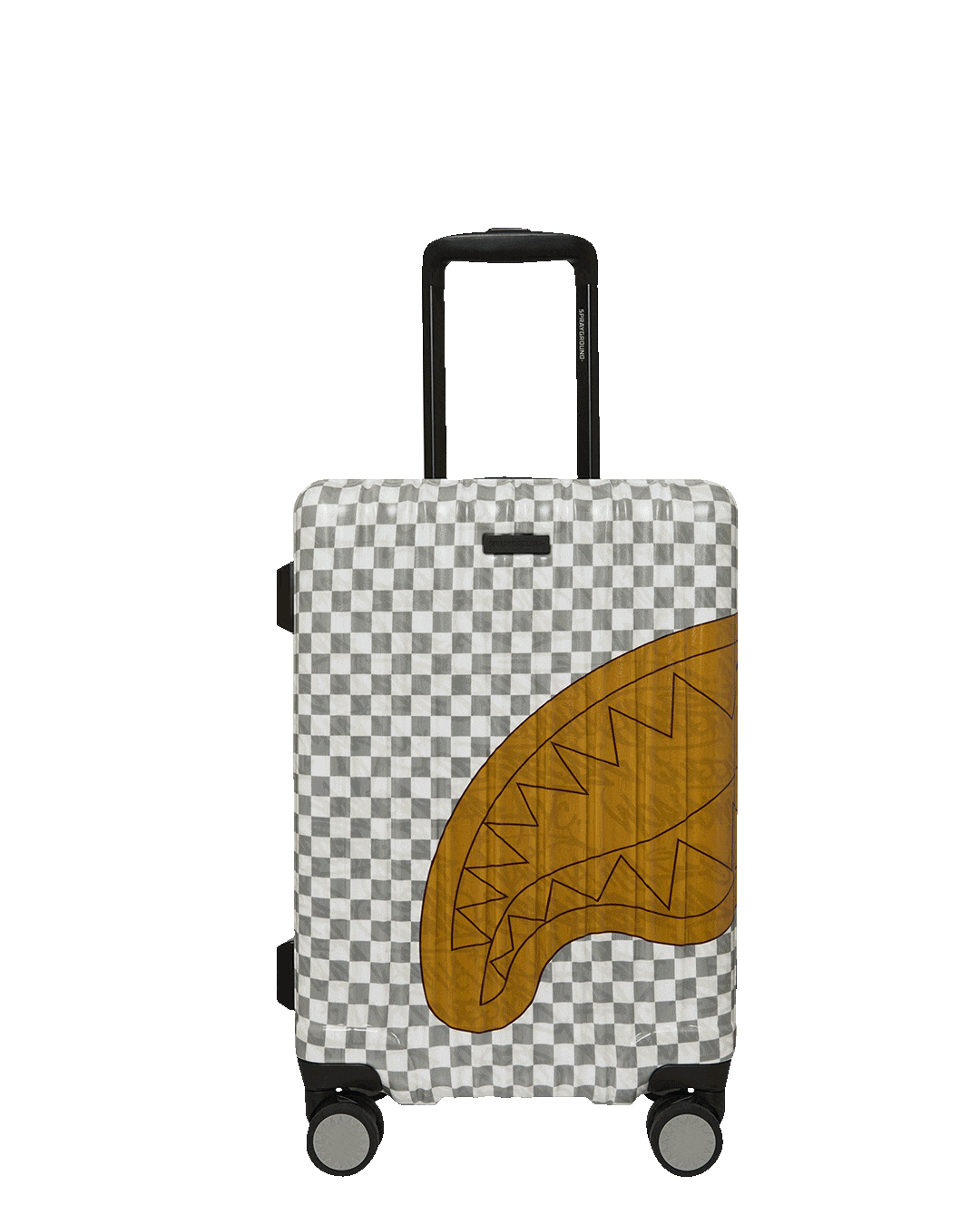 EMBOSSED CREAM CHECK CARRY-ON LUGGAGE
